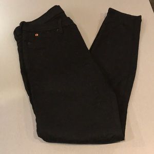 Black Patterned Pants